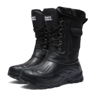 Outdoor Sports Men Boots Waterproof Shoes Men Light Rain Boots Fishing Boots Winter Snow Boots New