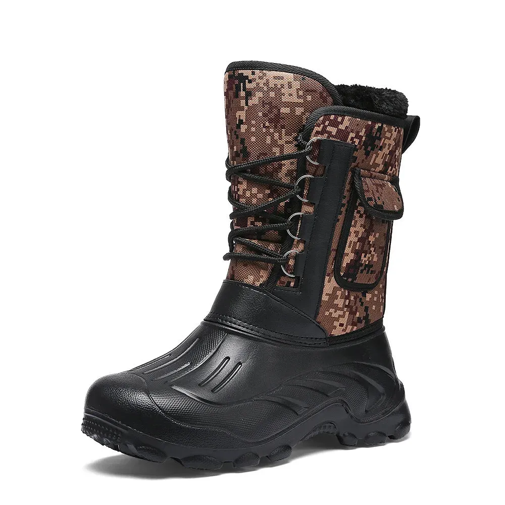 Outdoor Sports Men Boots Waterproof Shoes Men Light Rain Boots Fishing Boots Winter Snow Boots New
