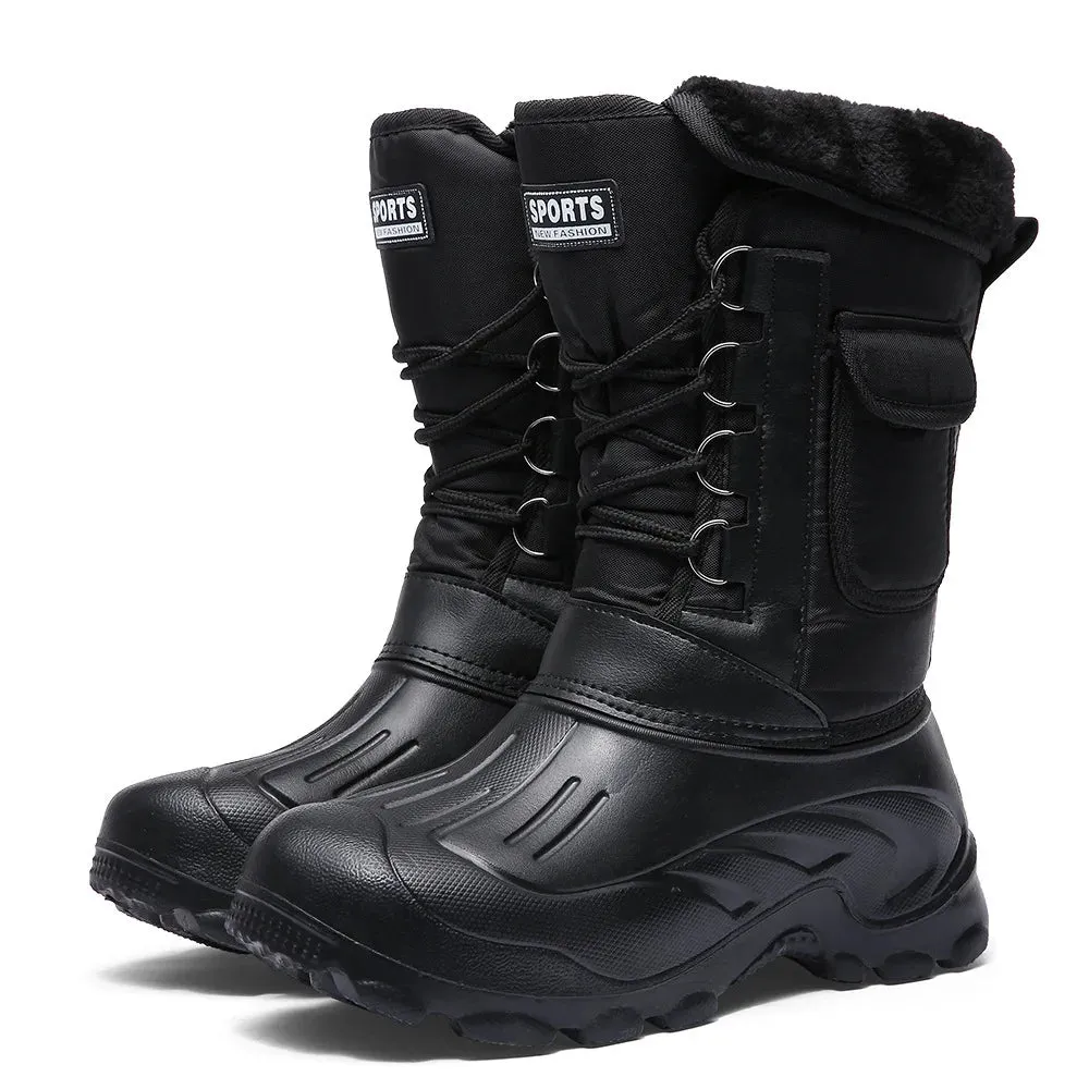 Outdoor Sports Men Boots Waterproof Shoes Men Light Rain Boots Fishing Boots Winter Snow Boots New
