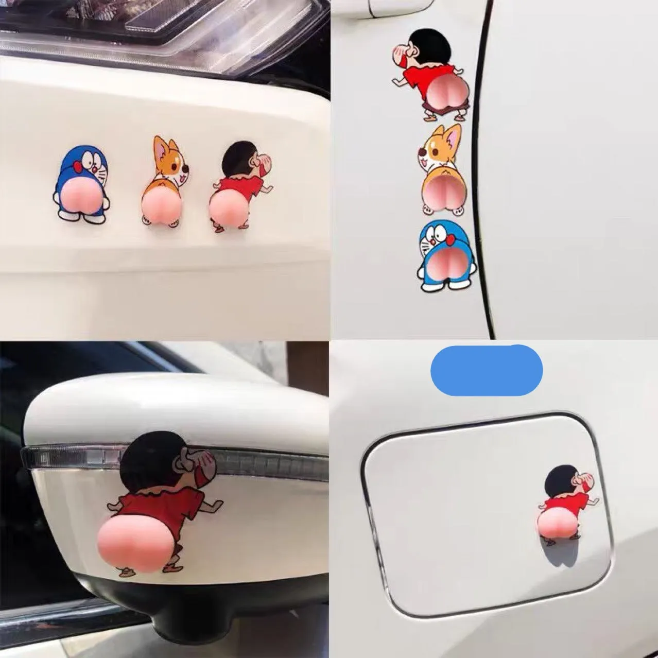 Peach Car Stickers