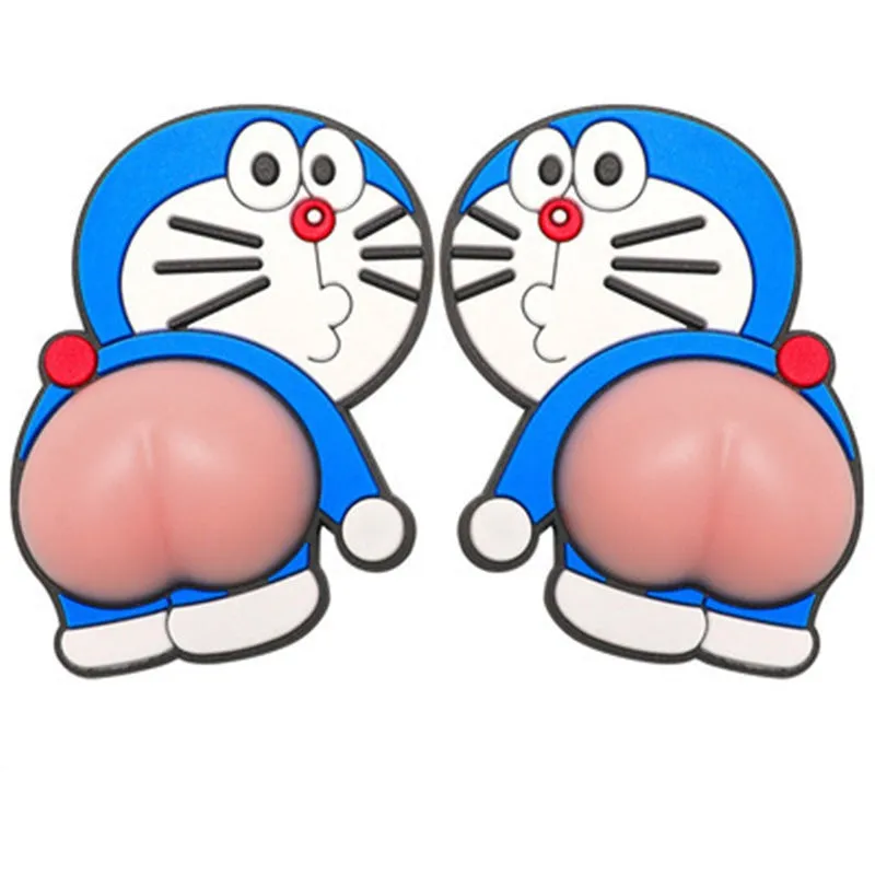 Peach Car Stickers