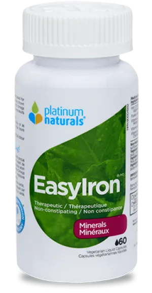 Platinum Naturals Easy Iron 60 Vegetarian Capsules