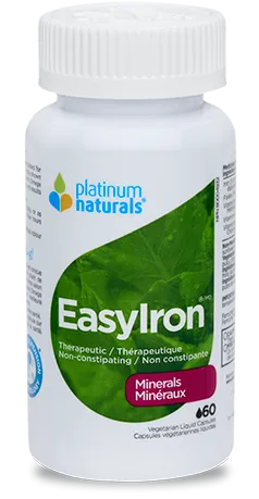Platinum Naturals Easy Iron 60 Vegetarian Capsules