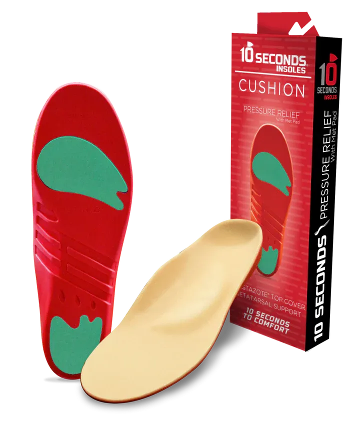 PRESSURE RELIEF INSOLE W/ MET PAD