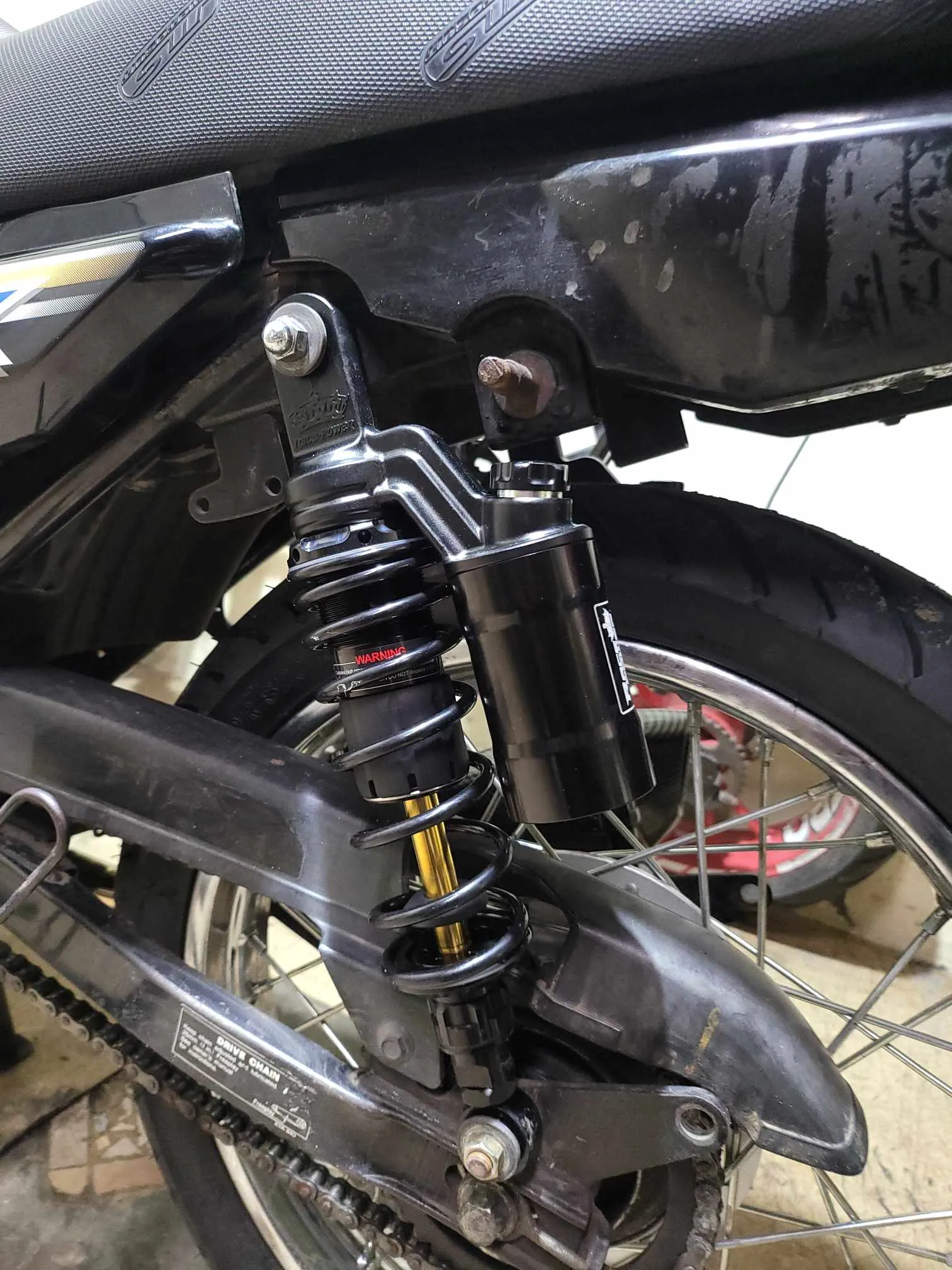 RACE POWER SHOCK FOR WAVE (BLACK)