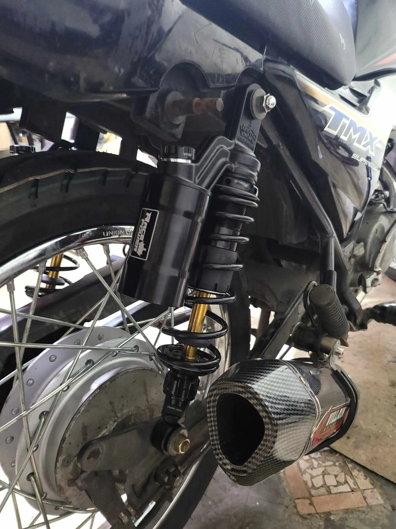 RACE POWER SHOCK FOR WAVE (BLACK)
