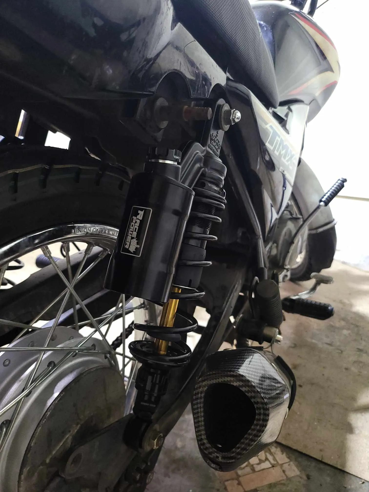 RACE POWER SHOCK FOR WAVE (BLACK)