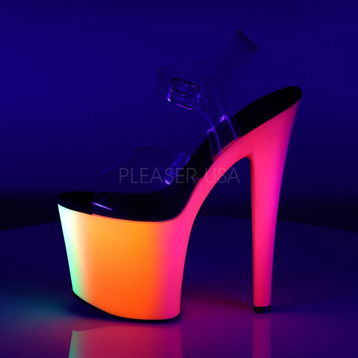 RAINBOW-708UV  Clear/Neon Multi