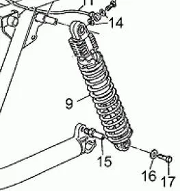 REAR SHOCK SET (#28999240)