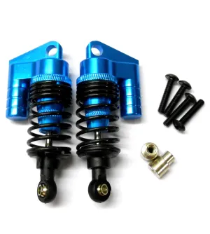 S102004B 02114 1/10 Car RC Alloy Oil Filled Shock Absorber Damper 2 Blue 55mm