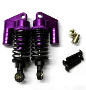 S102004P 02114 1/10 Car RC Alloy Oil Filled Shock Absorber Damper 2 Pink HSP 60mm
