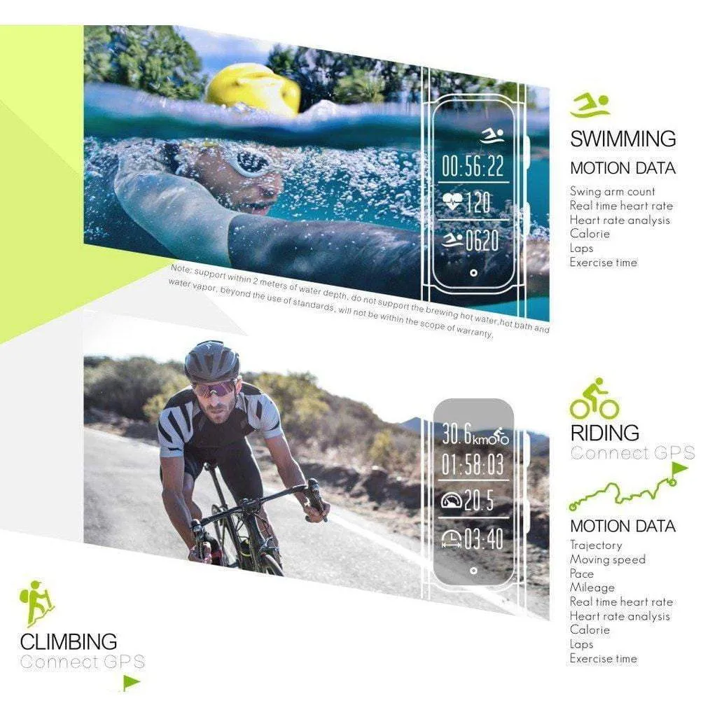 S908 Professional GPS Smart Band IP68 Waterproof Smart Watch