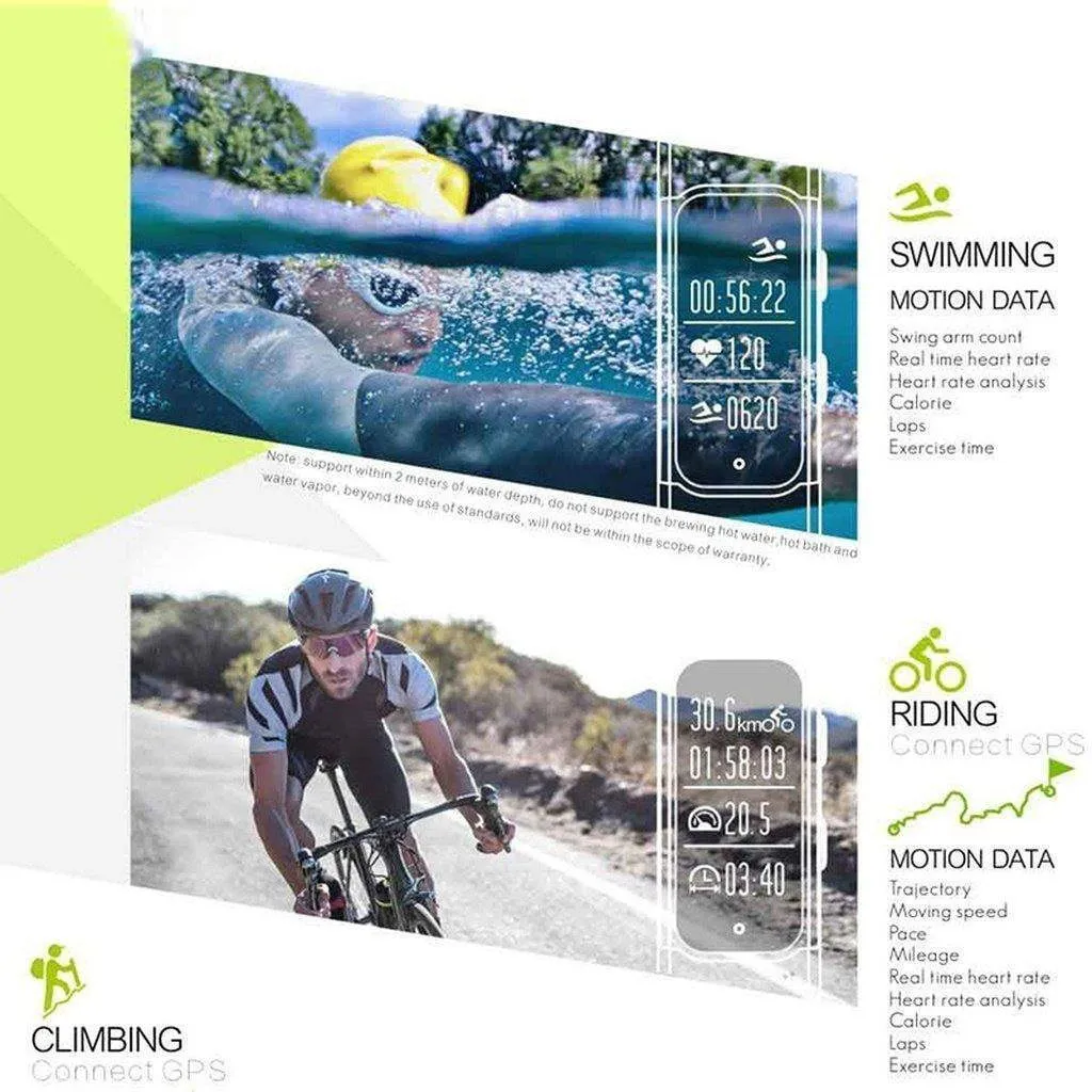 S908 Professional GPS Smart Band IP68 Waterproof Smart Watch