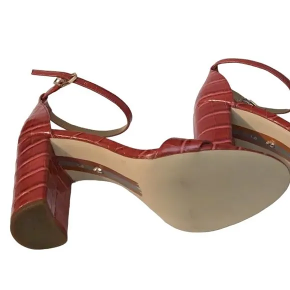 Sam Edelman Womens Rose Stucco Yaro Ankle Strap Sandal Size 9M New w/out Box
