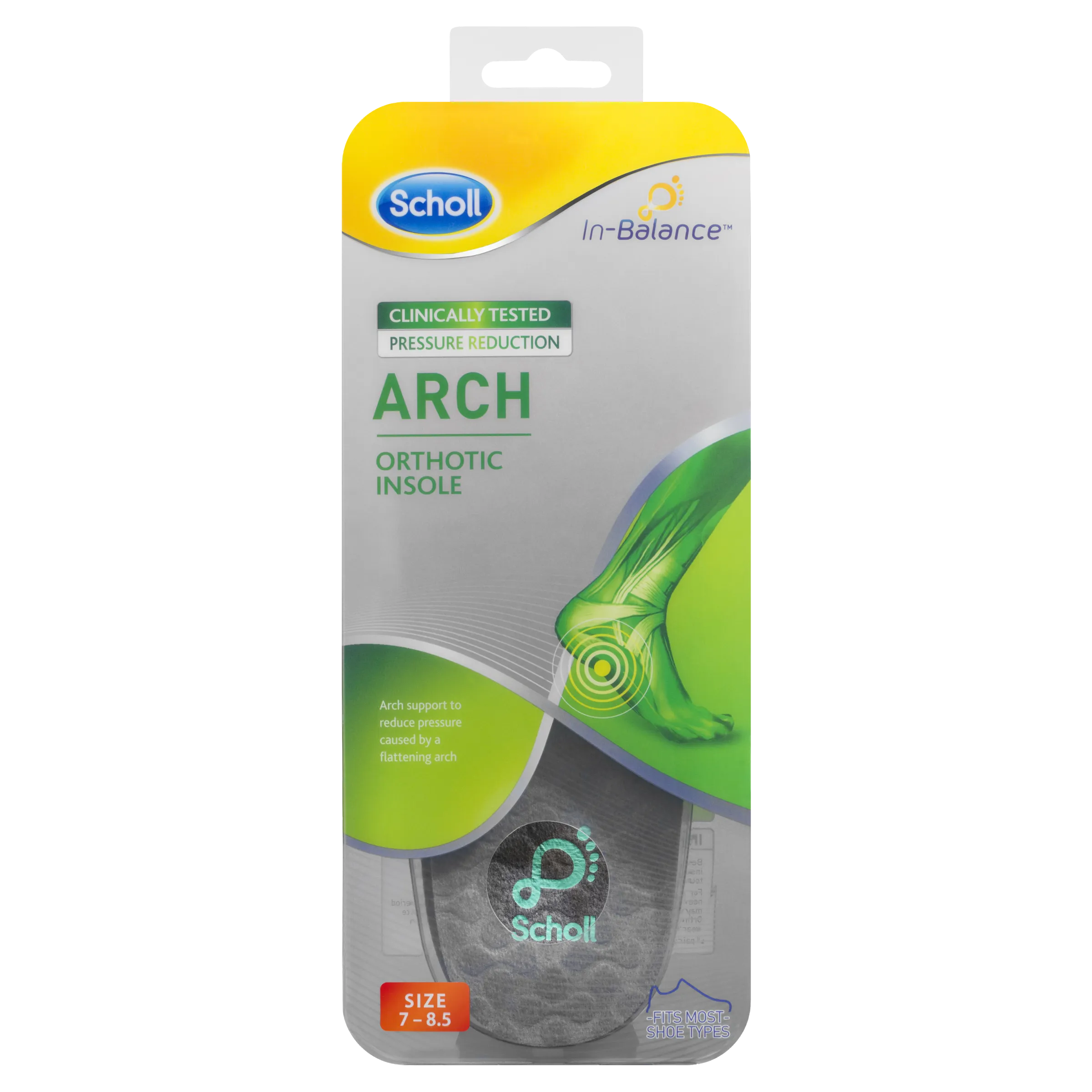 Scholl In-Balance Arch Orthotic Insole