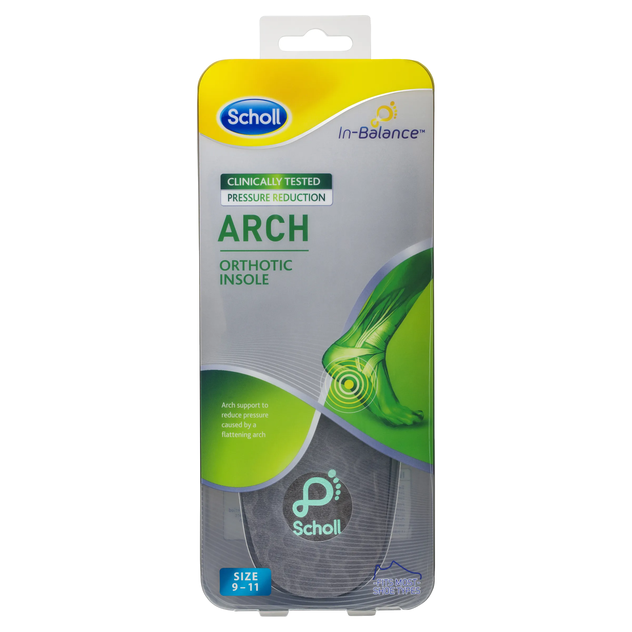 Scholl In-Balance Arch Orthotic Insole