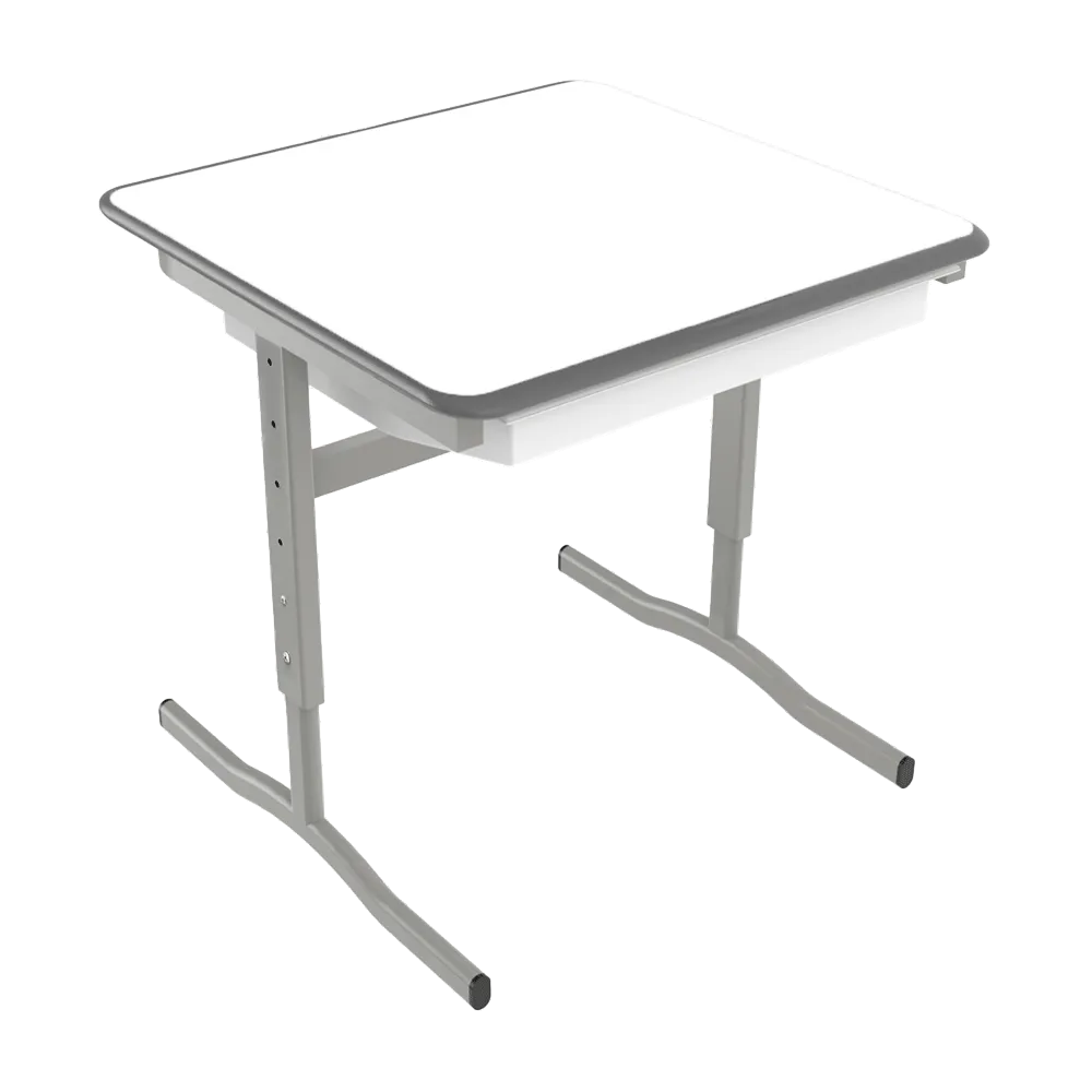 Sebel Adjustable T Leg Square Table