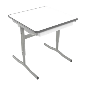 Sebel Adjustable T Leg Square Table