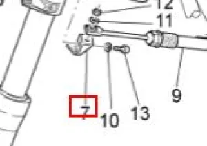 Shock absorber plate (#977402)
