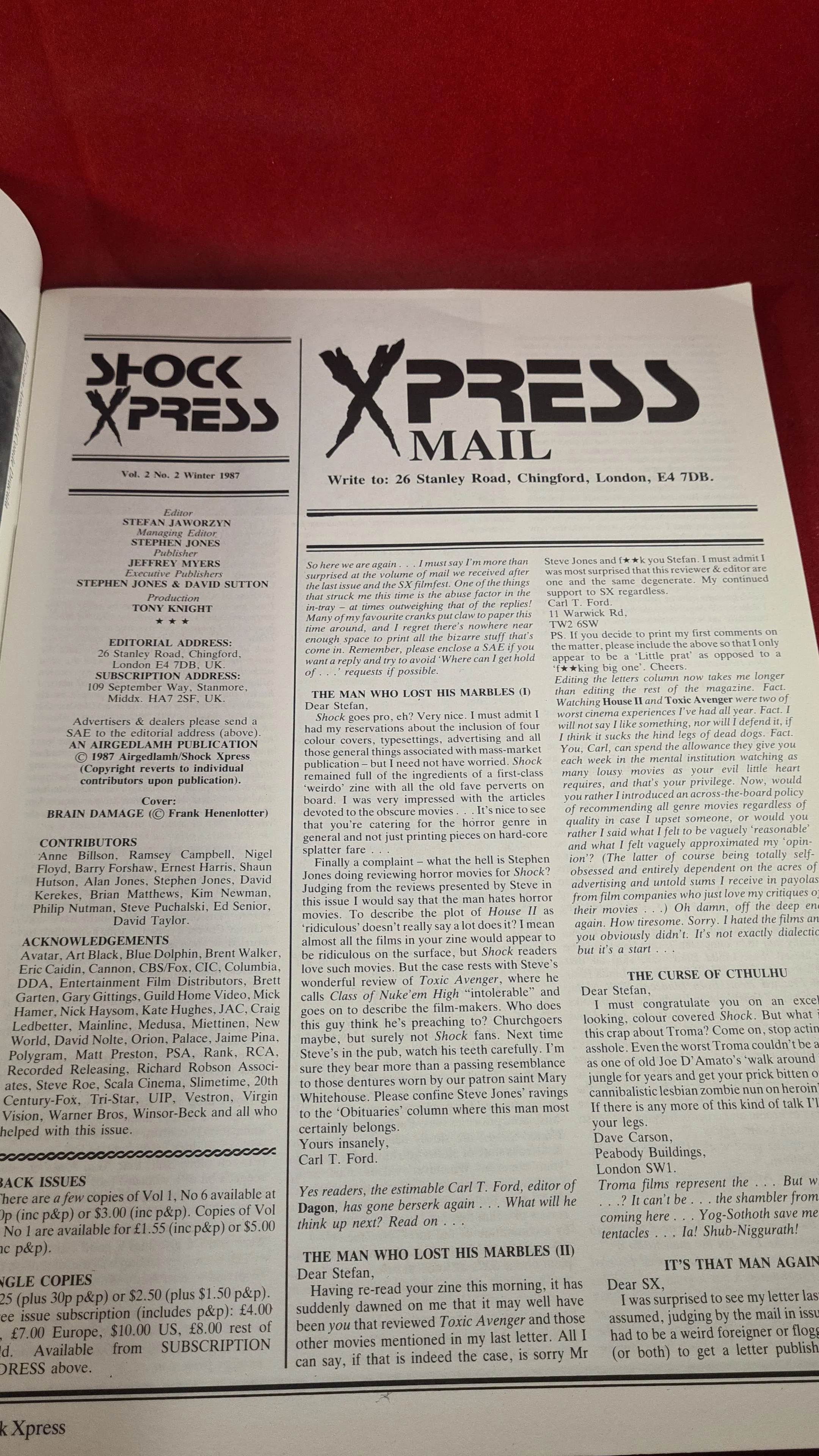 Shock XPress  Volume 2 Issue 2 Winter 1987