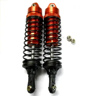 SLA015R 1/10 Buggy RC Big Bore Shock Absorber Damper x 2 100mm Long Red