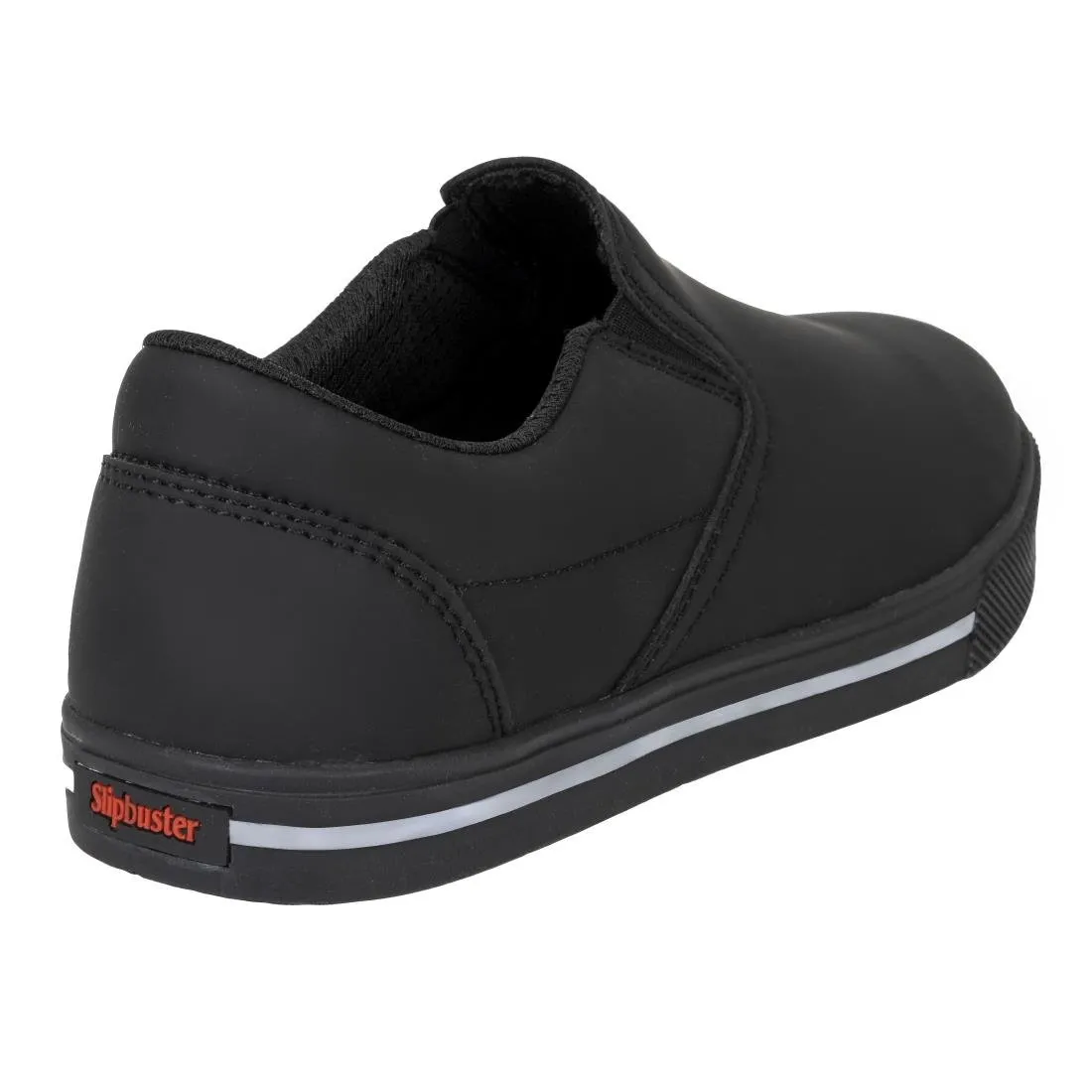 Slipbuster Microfibre Slip-on Shoe Matte Black 40