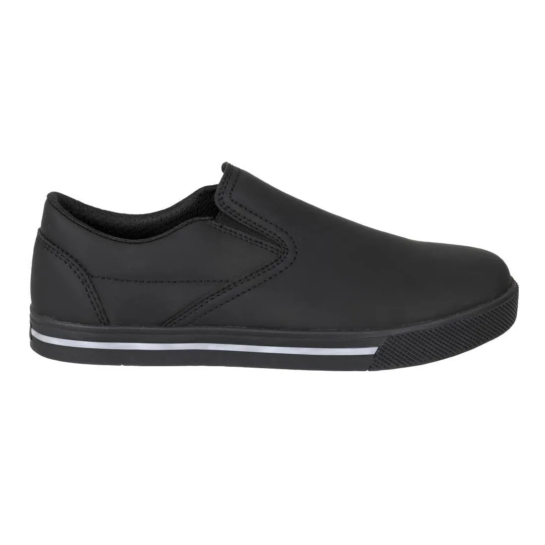 Slipbuster Microfibre Slip-on Shoe Matte Black 40