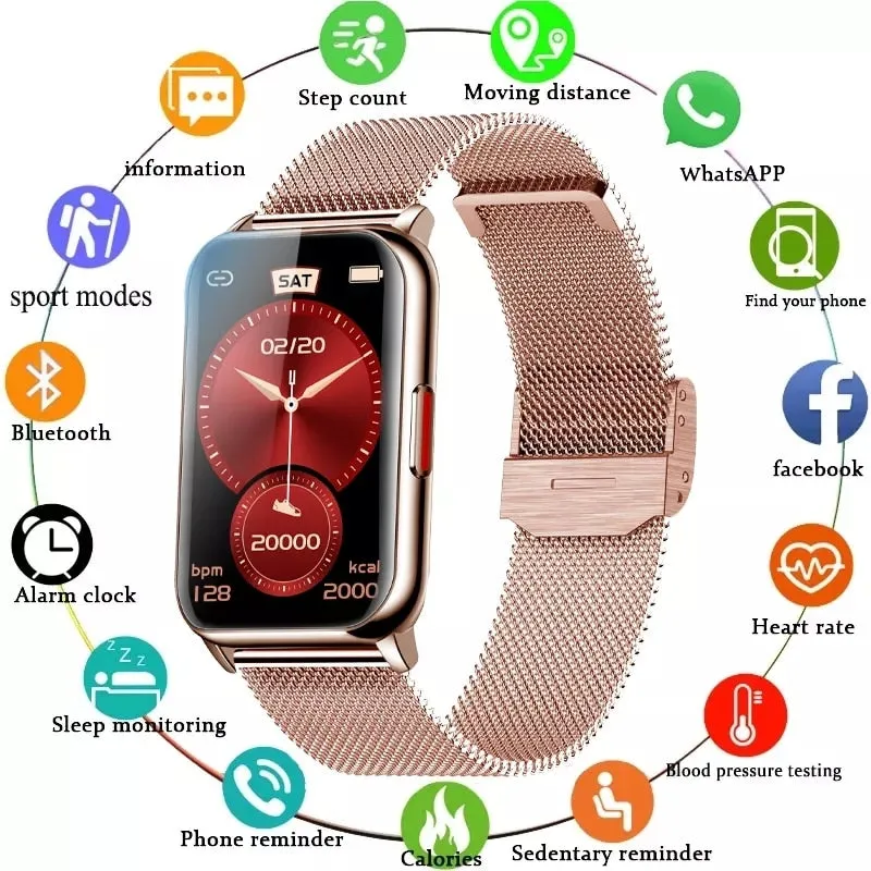 Smart Band 6 Watch Fitness Tracker Bracelet Waterproof Smartwatch Heart Rate Monitor Blood Oxygen OLED Screen For Huawei Xiaomi