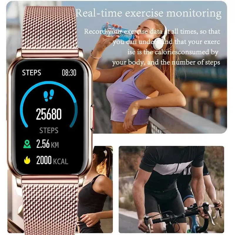 Smart Band 6 Watch Fitness Tracker Bracelet Waterproof Smartwatch Heart Rate Monitor Blood Oxygen OLED Screen For Huawei Xiaomi