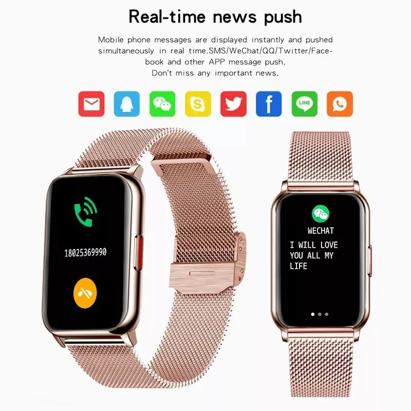 Smart Band 6 Watch Fitness Tracker Bracelet Waterproof Smartwatch Heart Rate Monitor Blood Oxygen OLED Screen For Huawei Xiaomi