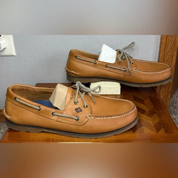 Sperry men’s authentic boat shoes 13W, nutmeg