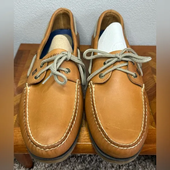 Sperry men’s authentic boat shoes 13W, nutmeg