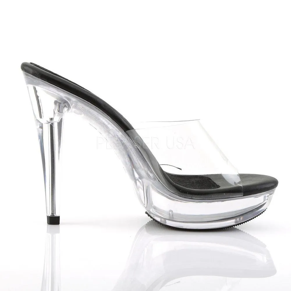 SS-COCKTAIL-501 Platform Slide | Black Vinyl