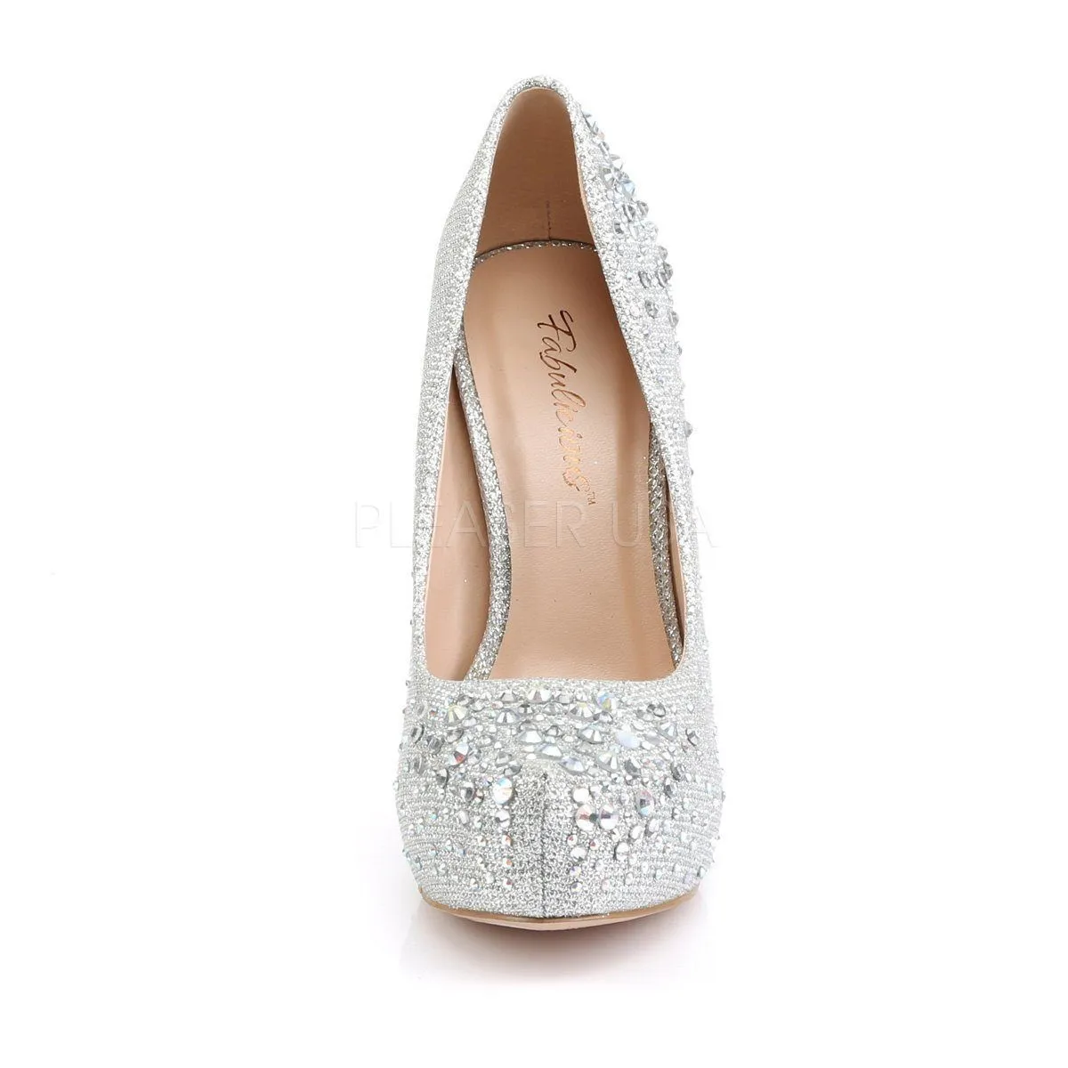 SS-DESTINY-06R Pump | Silver Fabric
