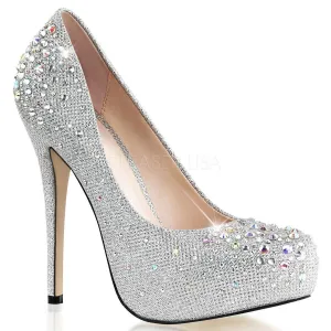 SS-DESTINY-06R Pump | Silver Fabric