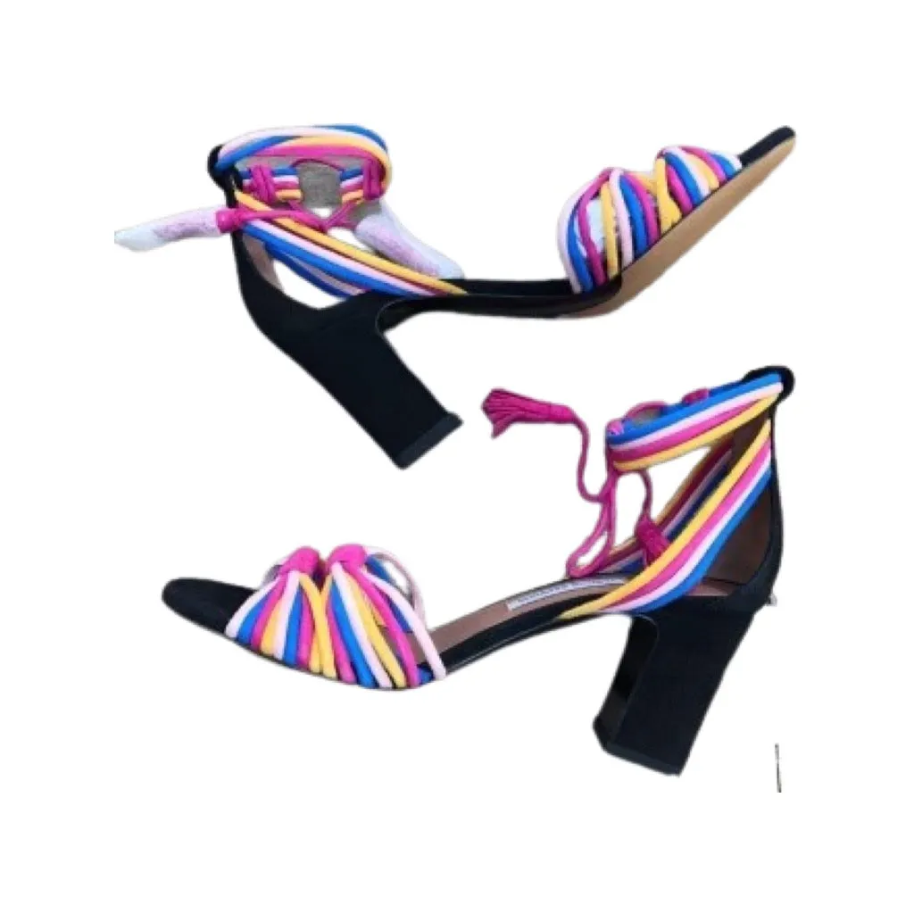 Tabitha Simmons Jamie Tassels Multicolor/Black Kinsuede