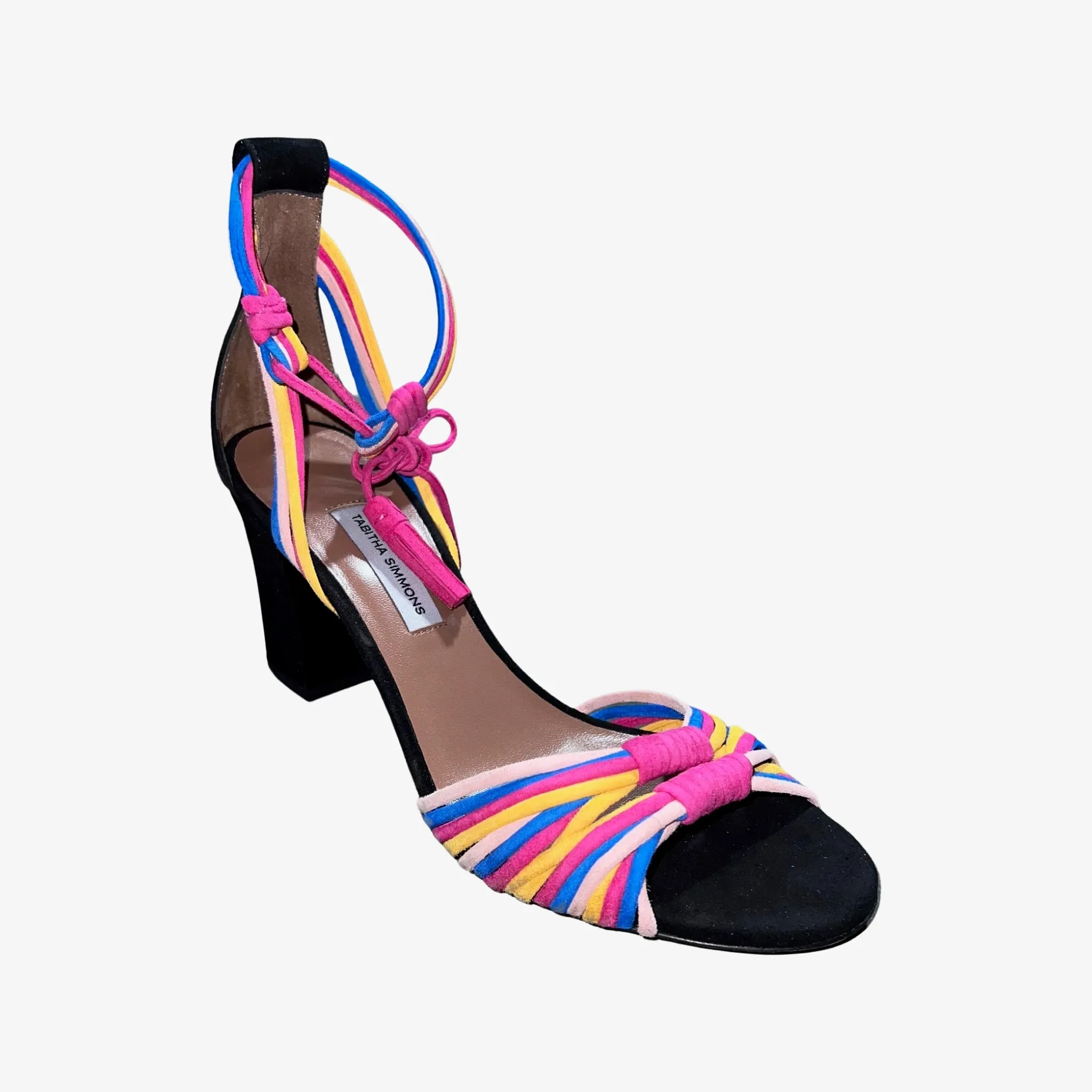 Tabitha Simmons Jamie Tassels Multicolor/Black Kinsuede