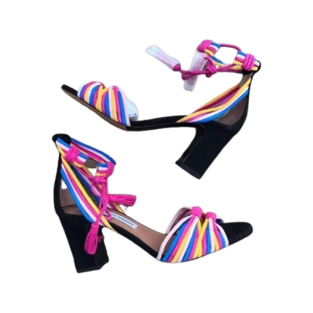 Tabitha Simmons Jamie Tassels Multicolor/Black Kinsuede