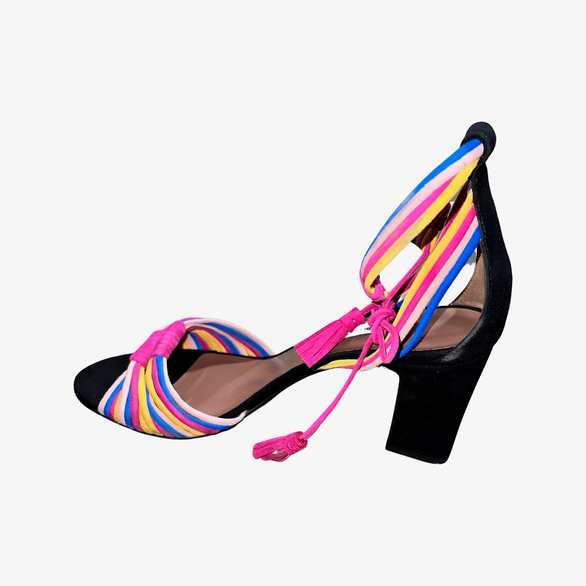 Tabitha Simmons Jamie Tassels Multicolor/Black Kinsuede