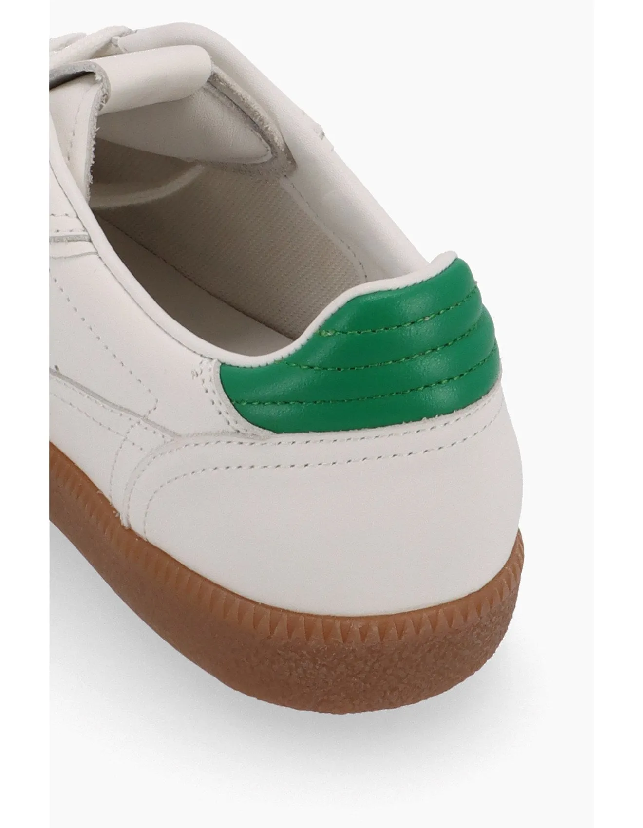 TB.490 White Leather Sneakers