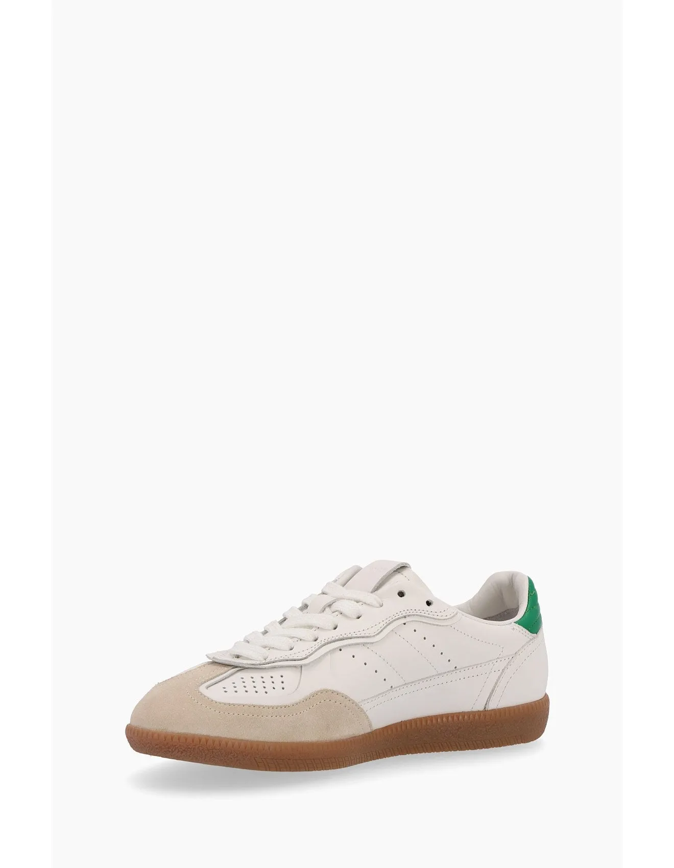 TB.490 White Leather Sneakers