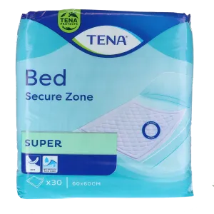 TENA Bed Super Onderleggers 60x60 cm - 30 stuks