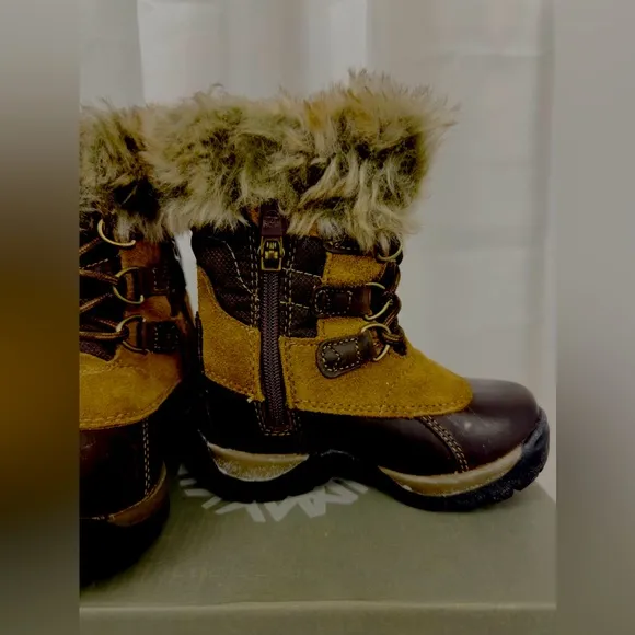 Timberland Blizzard Bliss Waterproof Brown Snow Boot   Toddler 6    New …