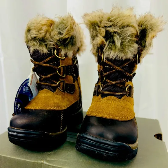 Timberland Blizzard Bliss Waterproof Brown Snow Boot   Toddler 6    New …