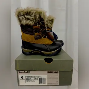 Timberland Blizzard Bliss Waterproof Brown Snow Boot   Toddler 6    New …