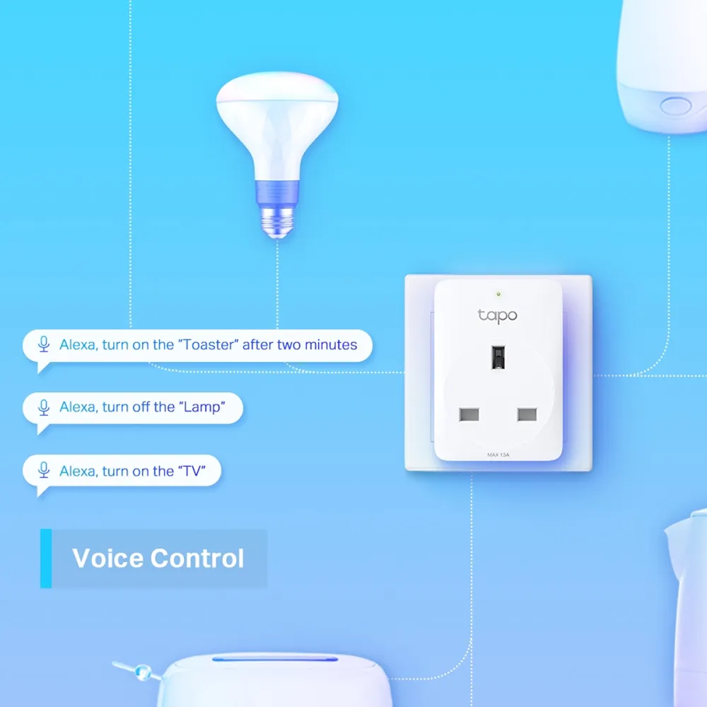 Tp-Link Tapo P100 Smart Plug (2Pack)