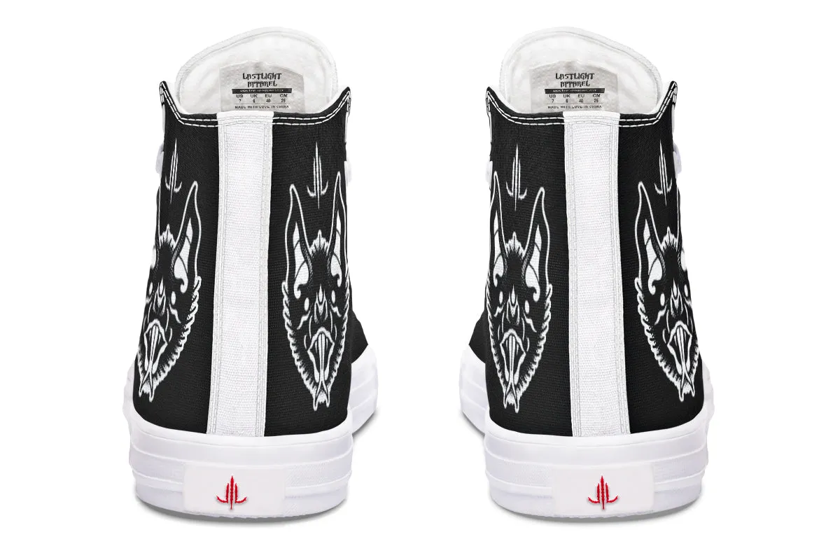 Traditional Checkered Bats Hightops