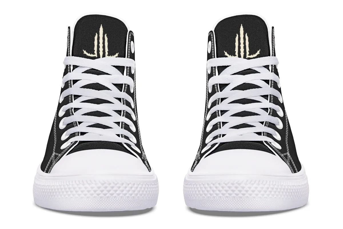 Traditional Spider Girl Head High Tops