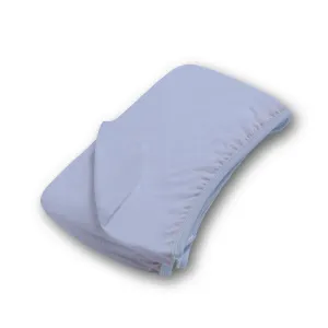 Ultraknit Smart Fitted Bottom Sheet | FR Polyester | Single Bed | Pale Blue | Single