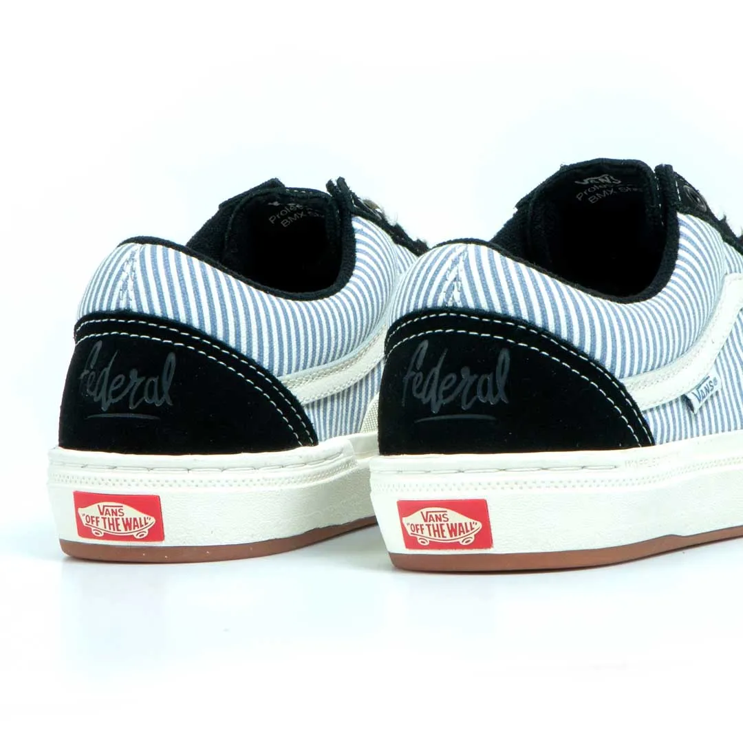 Vans X Federal Old Skool Pro - Black / Pinstripe